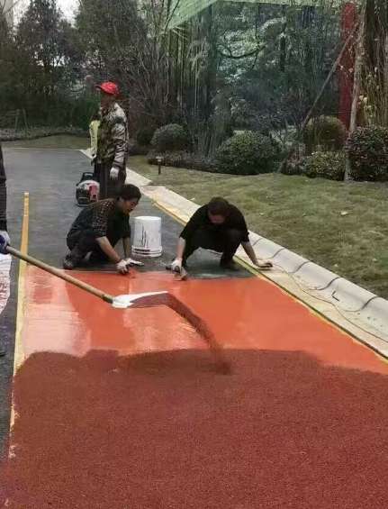 清远彩色路面改色是提升路面美观性
